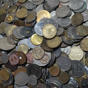 外国 コイン 約10.2kg まとめ アジア ヨーロッパ ほか 古銭 通貨 硬貨 アンティーク 大量の画像7