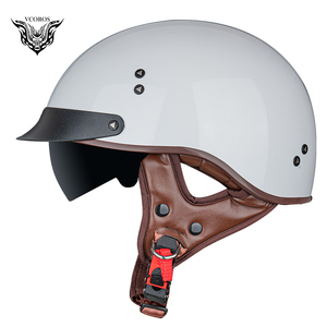 ハーフヘルメット 送料無料 半帽ヘルメット バイクヘルメット 半キャップ ヘルメット VCOROS-F02 D-XXL