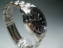 美品 2001 SEIKO Black Chronograph セイコー ブラック クロノグラフ Vintage Rare 7T92-0DW0_画像6