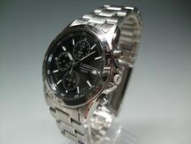 美品 2001 SEIKO Black Chronograph セイコー ブラック クロノグラフ Vintage Rare 7T92-0DW0_画像3