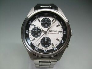 美品 2002 SEIKO Panda Chronograph セイコー パンダ クロノグラフ Vintage Rare V657-7100