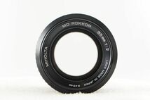 [美品] Minolta ミノルタ MD Rokkor 85mm f/2 #1224_画像7