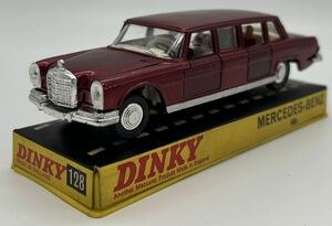 【辰】DINKY TOYS No.128 MERCEDES-BENZ 600メルセデス ベンツ 600 約4×14cm ○ミニカー・トヨタ・ブリキ・企業物A705