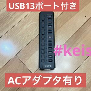 iDsonix USBハブ 電源付き USB ハブ 13ポート 増設 USB拡張