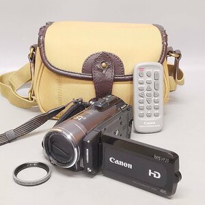 外観美品 Canon iVIS HF20 HD キヤノン デジタルビデオカメラ バッテリー リモコン 収納ケース付 現状品 Z5258