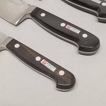 4点まとめ 3本未使用 ゾーリンゲン 包丁 ZWILLING J.A.HENCKELS ドイツ 出刃包丁 柳刃包丁 万能包丁 ペティナイフ Z5301_画像2