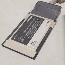 TOSHIBA PA2612U FLOPPY DISK DRIVE KIT 3.5インチ 東芝 フロッピーディスクドライブ PCカード接続型 外付け FDD 現状品 Z5353_画像5