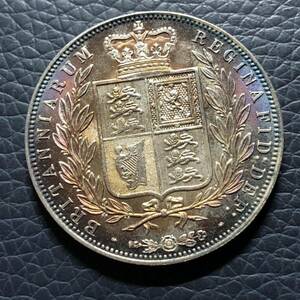 外国古銭 イギリス 銀貨 1882年　ヴィクトリア女王 ハノーヴァー朝第6代女王　大英帝国 古錢 大型銀貨 
