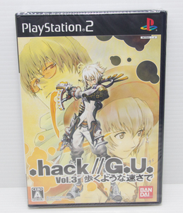 ◆新品未開封◆PS2 .hack//G.U. Vol.3 歩くような速さで