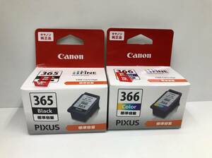 Canon 純正 インクカートリッジ 3色カラー BC-366 ブラック BC-365 セット FINEカートリッジ 240320EC3