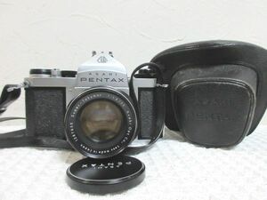 ASAHI PENTAX SV　Super Takumar 1:1.8/55 カメラ レンズ 動作未確認 　【M0350】(T)