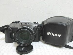 Nikon ニコン FG-20 一眼レフ フィルムカメラ NIKKOR 50㎜ 1:1.8 ケース付 美品【M0350】(T)