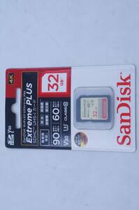 ★☆全額返金保証！最速発送！【SanDisk Extreme PLUS SDHCカード UHS-I Class10 32GB 90MB】★☆（202402-28735-kaitori）