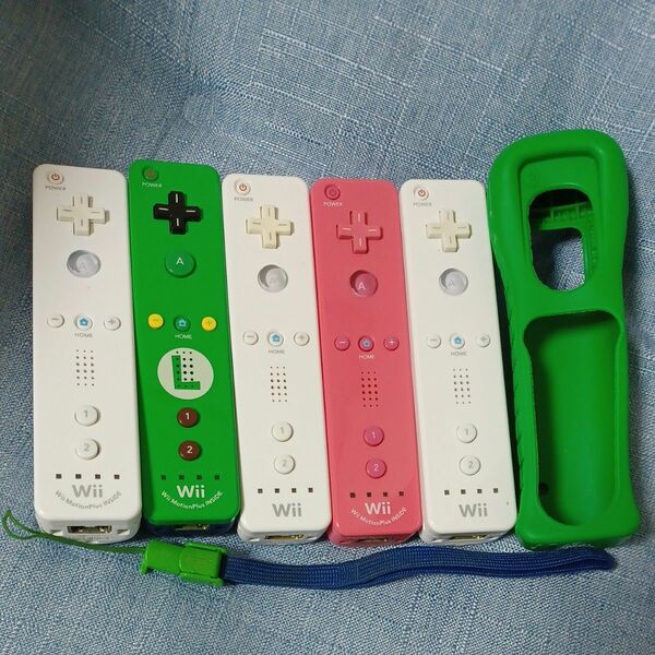 Wii リモコン 任天堂 白 ピンク コントローラー