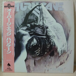 LP☆ハリケーン/OVER THE EDGE［帯付/プロモ見本盤/ALI-28105/1988年/HURRICANE］