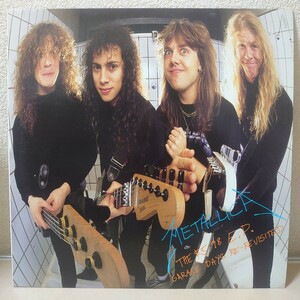 12インチ☆メタリカ/GARAGE DAYS RE-REVISITED［プロモ見本盤/大型ポスター付/20AP-3391/1987年/METALLICA］