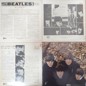 LP☆ザ・ビートルズ 赤盤 4枚セット〜Odeon3枚+Apple1枚〜FOR SALE、meet the Beatles、A Hard Days Night、ラバーソウルの画像3