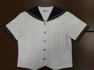 岡山県[岡山南高等学校]　女子制服　165A　夏服上着　KANKO　最新モデル