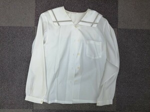 岡山県[岡山南高等学校]　女子制服　165A　夏服ブラウス　PRESIDENT