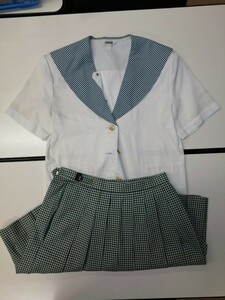 岡山県 就実高校 女子制服 HANAE MORI ハナエモリ　165A　2点セット　セーラー服　スカート(84.50)　大きいサイズ