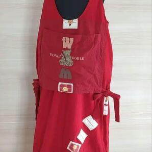 WONDERFUL WORLD/ワンダフルワールド/親子くま/親子クマ/ゼッケン付ジャンパースカート/1996/雑誌掲載/初期名作/カネコイサオ/ピンクハウス