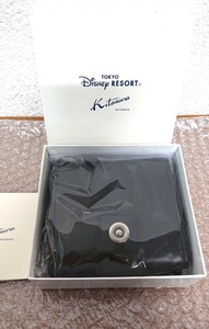 キタムラ ディズニー コラボ ミッキー レザー 財布 2つ折り 小銭入れ 札 未使用品