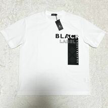 未使用タグ付 ブラックレーベルクレストブリッジ 半袖 Tシャツ LL XL ホワイト ポリエステル100% 三陽商会 夏用 BLACK LABEL CRESTBRIDGE_画像1