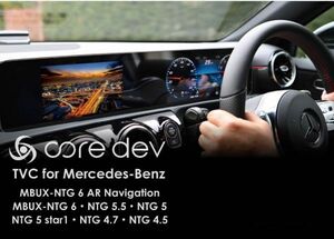 Core dev TVC TV canceller Merceds Benz W176 A-Class Mercedes while running tv viewing COMAND system NTG5 Star1 CO-DEV2-MB03