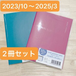 スケジュール帳　ジャーナル　2冊セット　ピンク　青色　ブルー　 手帳 日記 スケジュール帳 ビジネス手帳 ダイアリー　就活手帳