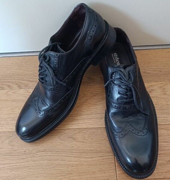 【送料無料】 Stefanorossi ステファノロッシ本革 ビジネスシューズ 紳士靴 本革靴 レザーシューズ ウィングチップ