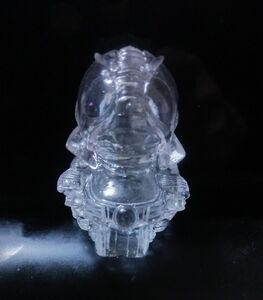 硬質 超透明度　仮面ライダーV3& ハリケーン(クリスタル Ver)の指人形
