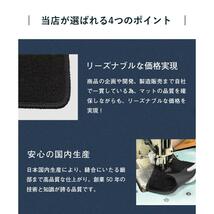 三菱 デリカD:5 デリカ D5 CV系 7人 フロアマット カーマット ステップ マット カーペット ディーゼル 日本製 無地_画像3