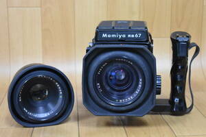 うぶ品　マミヤ Mamiya RB67 PROFESSIONAL S カメラ　SEKOR C 1:4.5 f=65mm　SEKOR C 1:3.8 f=127mm レンズ付　未確認 未整備品　ジャンク