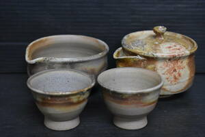 u. goods era thing Zaimei Bizen . hand structure . tea utensils . bin other . tea utensils old work of art 