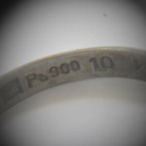 うぶ品 Pt900刻印 リング プラチナ 指輪 約2.5g の画像4
