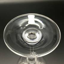 【3214】Meissen マイセンフラワー No1 クリスタル ワイングラス 花柄 花彫刻 フラワーグラス 西洋陶磁 洋食器_画像8