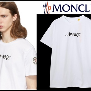 7万新品本物◆モンクレールジーニアス◆S◆2020年Awake NY×2Moncler 1952コラボTシャツ白の画像1