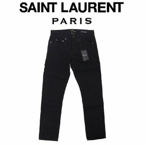 12万新品◆29◆SAINT LAURENT ETIENNE 黒デニムジーンズ パンツ ㈱ケリング【サンローラン】1円の画像1