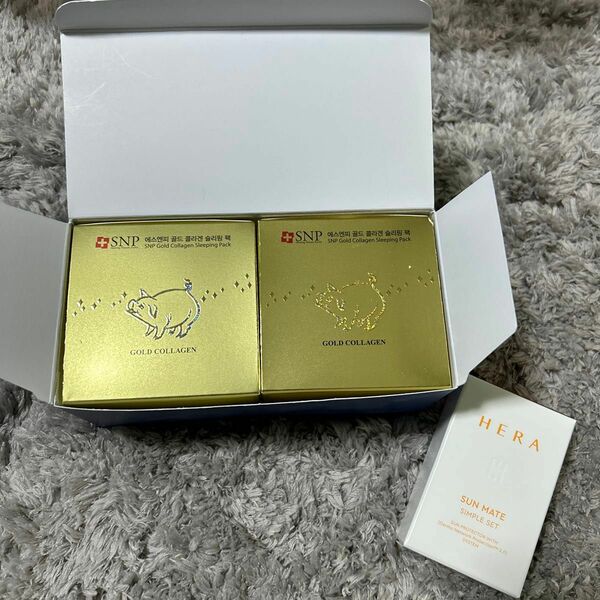 SNP Gold Collagen Sleeping Pack *2個セット