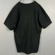 Wm137 日本製 COMME des GARCONS HOMME PLUS コムデギャルソン 半袖 Tシャツ メッセージT 袖裾シングル 黒 メンズ _画像2