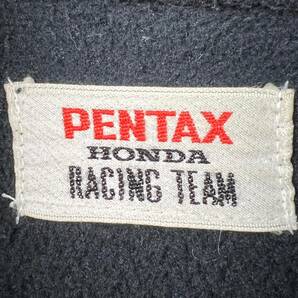 Wm233 PENTAX HONDA RACING TEAM ペンタックス ホンダ レーシングチーム フリースジャケット ブルゾン 刺繍 黒 メンズの画像8