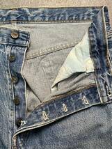 Wm206 USA製 80s VINTAGE Levi's リーバイス 501 刻印524 エルパソ工場 デニムパンツ ジーンズ ボタンフライ メンズ W35_画像5