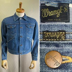 1970s Wrangler Denim Jacket Size 40