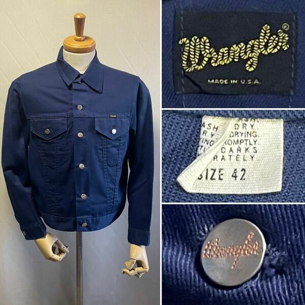 1970s Wrangler Twill Jacket Made in USA Size42