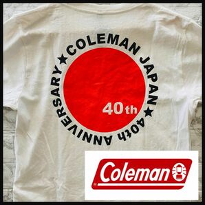 Coleman Japan 40th Anniversary M sise T-shirts ランタンロゴ Tシャツ