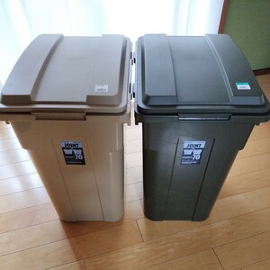 未使用　TONBO 連結カラー分別ペール　70L ２個 ゴミ箱