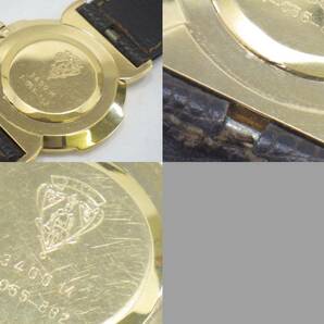 r4C033R- GUCCI グッチ 3400M 腕時計 ゴールド文字盤 メンズ 不動 ジャンクの画像6