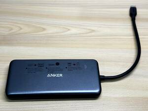 [3996] 中古 本体のみ ANKER A8383 Power Expand 8-in-1 USB-C PD 10Gbps Data Hub USBハブ