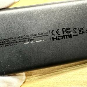 [3996] 中古 本体のみ ANKER A8383 Power Expand 8-in-1 USB-C PD 10Gbps Data Hub USBハブの画像6