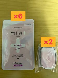 miie+10日分×6 ミータス　ヘム鉄　蔵華乳酸菌ビタミンCビタミンB12葉酸